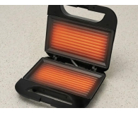 Huslog Opiekacz do kanapek srebrny 750W 
panini - 1571417 - zdjęcie 8